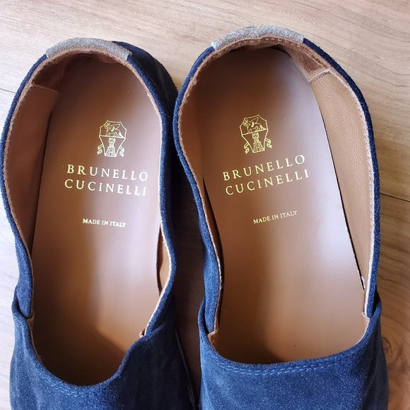 NWOB Brunello Cucinelli Suède Loafers Size 41 1/2 8.5 - Picture 4 of 5